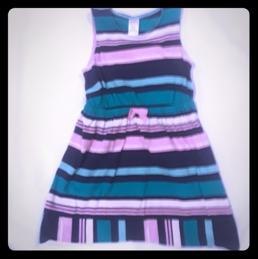 Gymboree brand colorful stripe dress